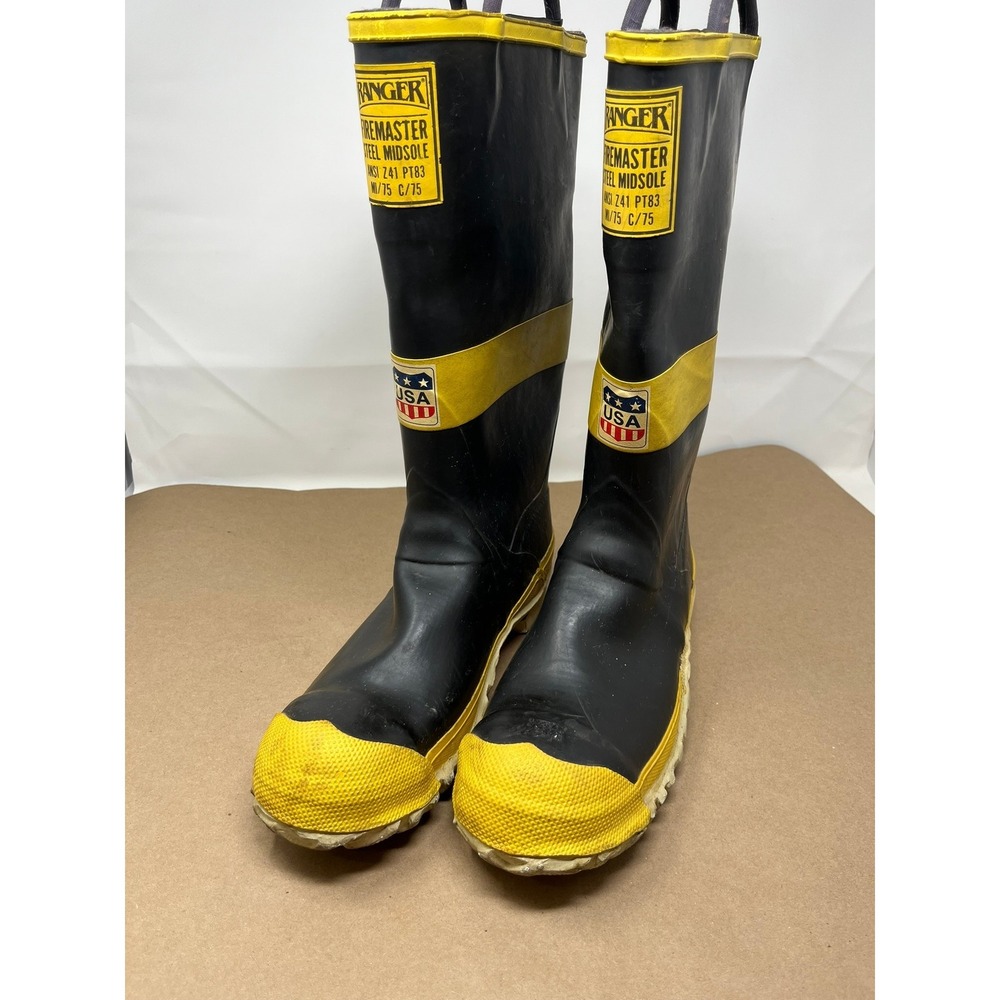 VTG RANGER FireMaster‎ Boots USA 10 Steel Midsole Insulated Fireman Firefighting